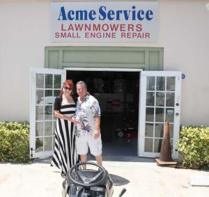 Lucky Cole Photography at The Acme Service Lawn Mower and Small Engine Repair...